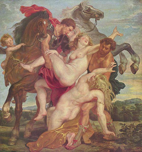 Raub der Tochter des Leukippos, Peter Paul Rubens